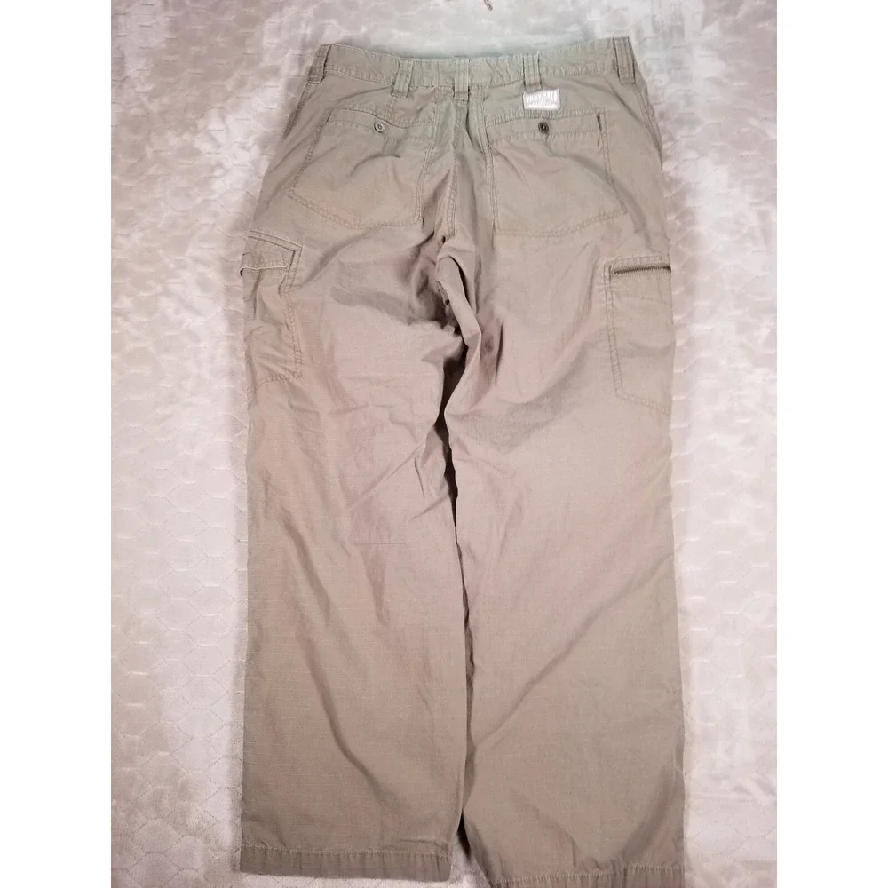 Columbia Sportswear Khaki Hiking Pants Fits 36x30‎ Lightweight See Pics